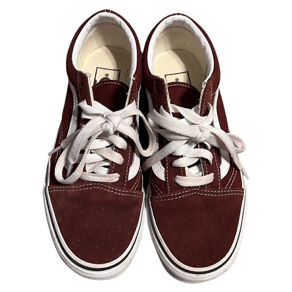 Vans Sneakers Women's Size 5.5 Maroon - Picture 6 of 11